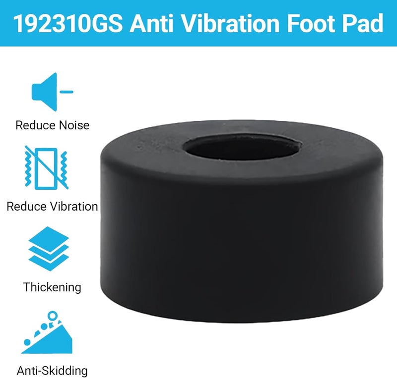 GnDaYoug 4PCS 192310GS Anti Vibration Rubber Feet Pads Bumper for Air Compressors, Generators Pressure Washers –Isolation Mounts Compatible with Coleman Powermate 094-0026 Sanborn E106661, Husky Fini D091007 - Image 2